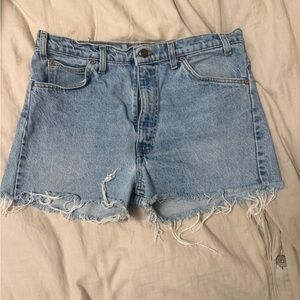 LEVIS Vintage Levi’s Orange Tab Denim Cut-Off Shorts